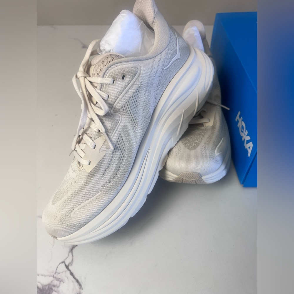 Hoka One One Women's White Athletic Shoes